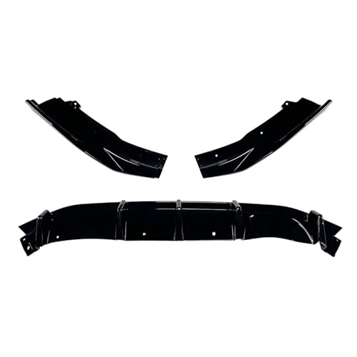 YSASFZX Heckflügel Für Mazda Für MX-5 Für Miata Für ND 2016-2025 Auto Heckstoßstange Splitter Lip Tail Spoiler Halterung Auto Spoiler(Glänzend schwarz) von YSASFZX