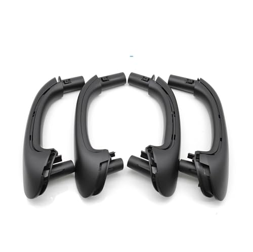 YSASFZX Türinnengriff 2 STÜCKE/4 STÜCKE Autoinnenausstattung Vorne Links Rechts Türgriffsatz Ersatz Für Benz W203 C-Klasse 2000-2007 Türinnenverkleidung Türgriff(Black 4pcs Set) von YSASFZX