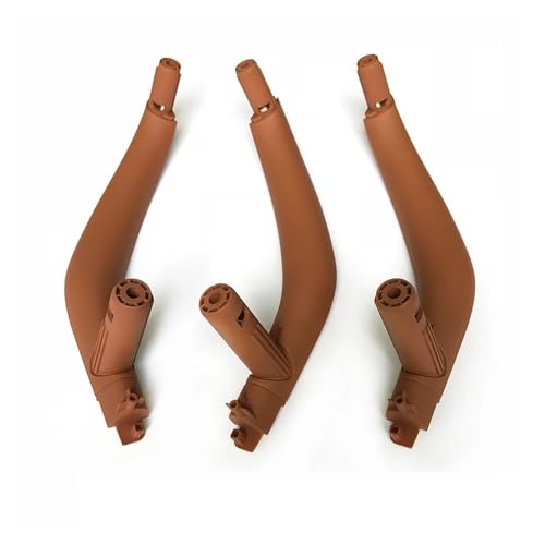 YSASFZX Türinnengriff 3-teiliges Set LHD RHD Carbonfaser-Innentürgriff für Beifahrer Ersatz für X5 X6 F15 F16 2014–2018 Türinnenverkleidung Türgriff(LHD Champagne) von YSASFZX