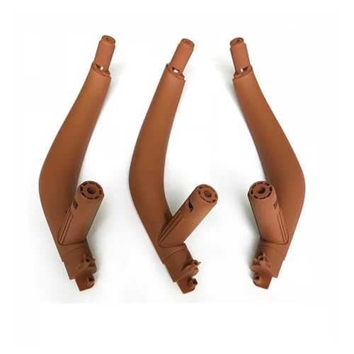 YSASFZX Türinnengriff 3-teiliges Set LHD RHD Carbonfaser-Innentürgriff für Beifahrer Ersatz für X5 X6 F15 F16 2014–2018 Türinnenverkleidung Türgriff(RHD Champagne) von YSASFZX