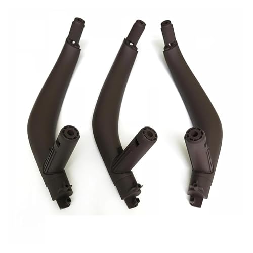 YSASFZX Türinnengriff 3-teiliges Set LHD RHD Carbonfaser-Innentürgriff für Beifahrer Ersatz für X5 X6 F15 F16 2014–2018 Türinnenverkleidung Türgriff(RHD Moka) von YSASFZX