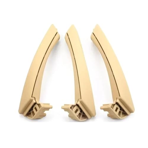 YSASFZX Türinnengriff 6-teiliges Set Auto-Innenersatz Für 3er E90 E91 E92 316 318 320 325 328i Mattschwarz LHD/RHD Türinnenverkleidung Türgriff(LHD SET Beige) von YSASFZX