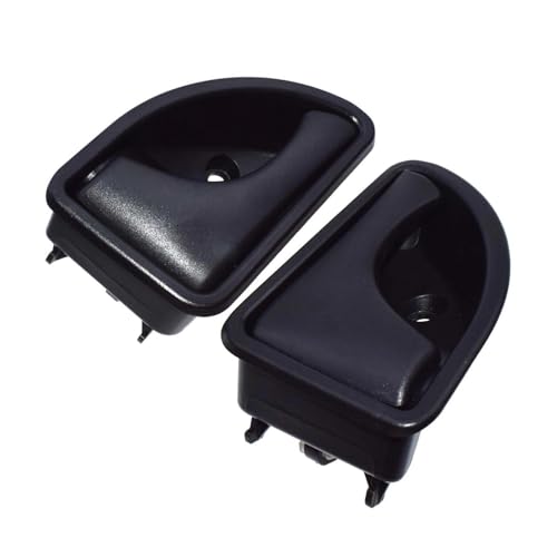 YSASFZX Türinnengriff Auto Innen Innen Tür Griff Vorne Links Und Rechts Für Kangoo Für Twingo 1997-2003 82002478028200247803 Türinnenverkleidung Türgriff(BLACK LEFT RIGHT) von YSASFZX