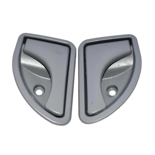 YSASFZX Türinnengriff Auto Innen Innen Tür Griff Vorne Links Und Rechts Für Kangoo Für Twingo 1997-2003 82002478028200247803 Türinnenverkleidung Türgriff(GRAY LEFT RIGHT) von YSASFZX