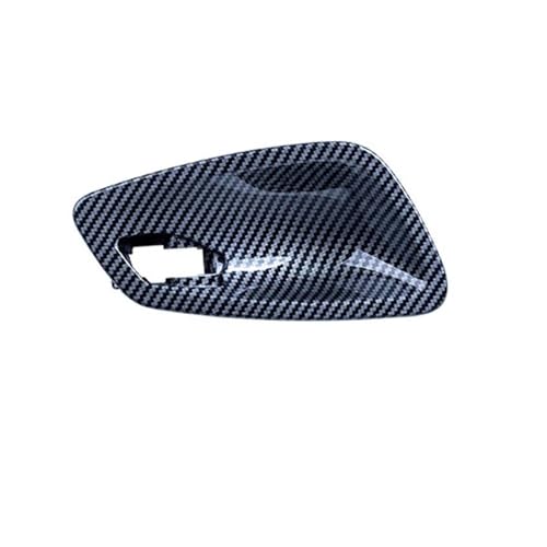 YSASFZX Türinnengriff Auto-Innentürgriffschale Ersatzabdeckung Für 3er-Serie für E90 E91 E92 E93 2005-2012 Auto-Innenraumteile Türinnenverkleidung Türgriff(Carbon Left) von YSASFZX
