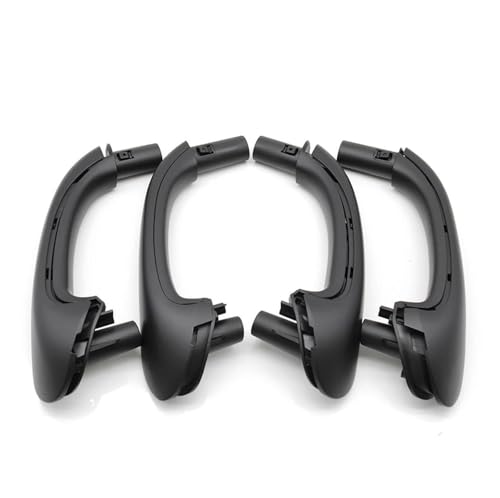 YSASFZX Türinnengriff Autoinnenausstattung Türgriff-Set vorne links rechts Ersatz für Benz für W203 C-Klasse 2000–2007 Türinnenverkleidung Türgriff(Black 4pcs Set) von YSASFZX