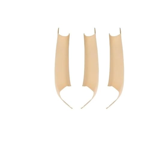 YSASFZX Türinnengriff Für X3 X4 F25 F26 2010 2011 2012 2013 2014 2015 2016 Auto-Innentürgriff-Panel-Zugabdeckung LHD Schwarz/Beige Türinnenverkleidung Türgriff(Beige 4pc) von YSASFZX