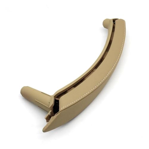 YSASFZX Türinnengriff Innenausstattung Auto Links Rechts Beifahrertürgriff mit Lederbezug Trim Ersatz Für X5 X6 E70 E71 E72 2007-2013 Türinnenverkleidung Türgriff(Left Beige) von YSASFZX