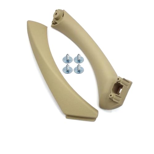 YSASFZX Türinnengriff LHD RHD Innen Pull Kit Mit Abdeckung Trim Montage Ersatz Für 3 Serie E90 E91 E92 316 318 320 325 328i Türinnenverkleidung Türgriff(Beige Right) von YSASFZX