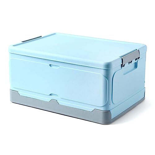 YSBRYD Faltbare Aufbewahrungsbox Aus Kunststoff für BüCher und Spielzeug, Tragbar, Auto-Aufbewahrungsbox, Schrank-Organizer, Stapelbare Box von YSBRYD