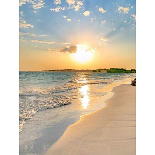 YSCOLOR Diamant Painting 5D DIY Voller Runder Diamant Mosaik Diamant Stickerei Landschaft Meer Und Brandung Gestickte Kreuzstich Dekoration Geschenk 30X40Cm von YSCOLOR