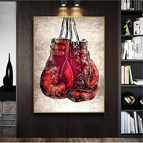 YSCOLOR Diamant Painting 5D Diamant Malerei Kits Rote Boxhandschuhe Vollbohrer Kits Für Erwachsene Kinder Bild Kunsthandwerk Wanddekoration Rundbohrer 30x40cm YSCOLOR Diamant Painting 5D Diamant Malerei Kits Rote Boxhandschuhe Vollbohrer Kits Für Erwachsene Kinder Bild Kunsthandwerk Wanddekoration Rundbohrer 30x40cm von YSCOLOR