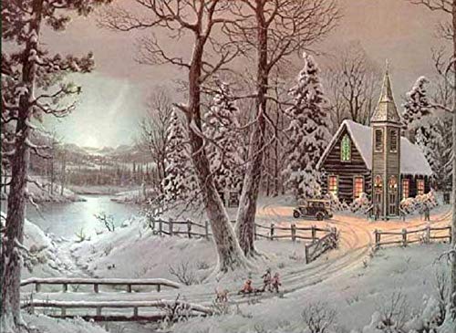 YSCOLOR Diamant Painting 5D Im Winter Wald Schnee DIY Diamant Malerei Runde Bohrer Klebte Malerei Strass Malerei Handwerk 30X40cm YSCOLOR Diamant Painting 5D Im Winter Wald Schnee DIY Diamant Malerei Runde Bohrer Klebte Malerei Strass Malerei Handwerk 30X40cm von YSCOLOR