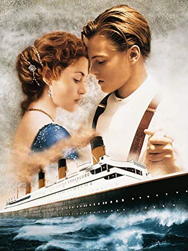 YSCOLOR Diamant Painting Diamant Stickerei Romantik Der Titanic 5D DIY Diamant Malerei Runde Bohrer Strass Klebte Handwerk Dekoration 30X40cm von YSCOLOR