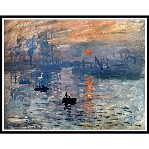 YSCOLOR Diamant Painting Diy 5D Impression Claude Monet Diamant Malerei Kits Für Erwachsene Strass Diamantstickerei Vollbohrer 30x40cm von YSCOLOR