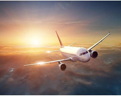 YSCOLOR Diamant Painting Handgefertigte Flugzeuge Diamant Stickerei Voller Runder Diamant Malerei Flugzeug Kreuzstich Bild Von Strass Mosaik Kits 30X40Cm von YSCOLOR
