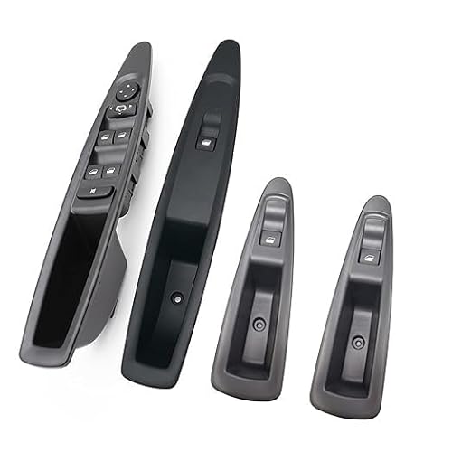 Schalter Taste Auto Fensterheber Für Citroen C4 2004-2009 2010 Heber Taste Switc 4Pcs Set Power Fenster Control Schalter Auto(1) von YSDEACE