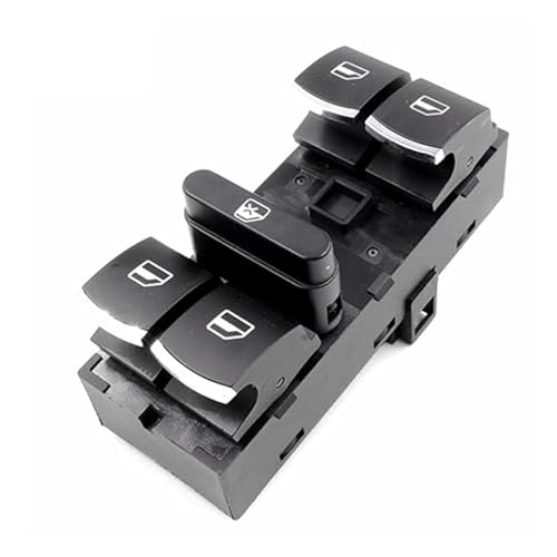 Schalter Taste Auto Fensterheber Für VW Für POLO 2001-2013 Fensterheber-Steuerschalter Taste 18 Pins Chrome Power 6RD959857C 6RD 959 857C von YSDEACE