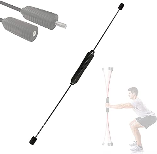 Sport Schwingstab Fitness Swingstick Schwerkrafttrainer zum Trainieren der Tiefenmuskulatur Abnehmbarer Swing Stick Fitness Bar Krafttraining Aerobic Slastic Rod Fiberglas Schwingstange für Vibration von YSDKJ