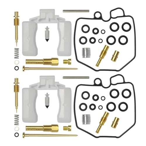YSDSLS 2 Set Vergaser Carb Reparatur Rebuild Kit Für CX500 CX500C CX500D 1980 1981 1982 Motorrad Schwimmerventil von YSDSLS