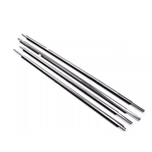 YSDSLS Autotürdichtungen 4PCS Auto Tür Lücke Sound Isolierung Änderung Dicht Streifen Fenster Glas Weathers Für Lexus LX570 2008-2021(Chrome) von YSDSLS