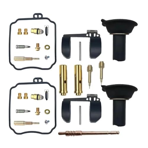 YSDSLS Für HYOSUNG GT125R GT GV 125 GV125 GT125 Vergaser Reparatursatz Motorrad Carb Float Membran Assy Wiederaufbau Teile Schwimmerventil(Style5) von YSDSLS