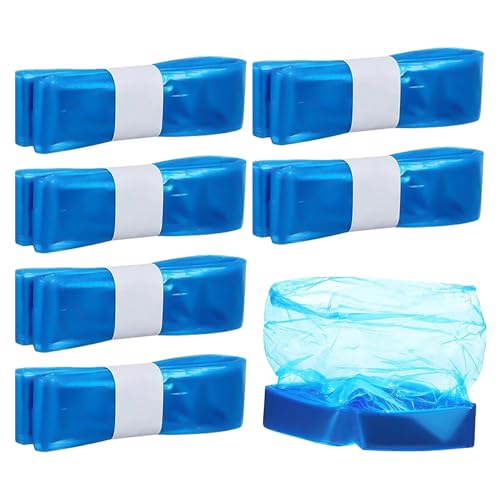 6 Stück Wickelabfallbeutel, Windelentsorgungsbeutel, umweltfreundliche Wickelgurte, Windelbox-Nachfüllbeutel, Ersatz-Wickeltasche, Baby-Wickeltasche (blau) von YSDYY
