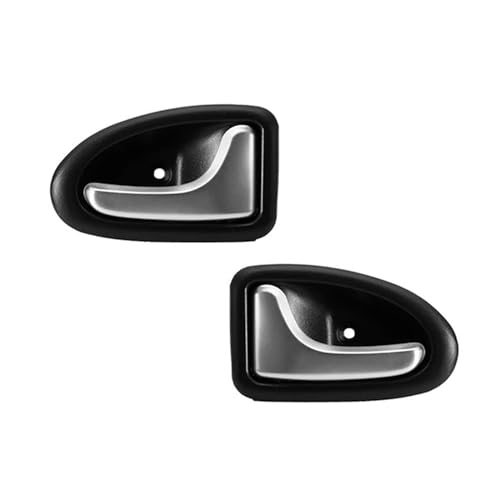 YSFIFHSKFH Türgriff Innen 2Pcs Auto Innen Interne Tür Griff Verchromt Links Rechts Tür Griff Für Clio 2000-2009 2/3-4/5 Türinnenverkleidung Türgriff(Pair) von YSFIFHSKFH