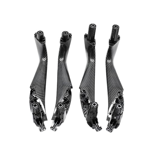 YSFIFHSKFH Türgriff Innen Auto-Türgriffe vorne und hinten Innengriffabdeckung Ersatz Für für 5er-Serie für M5 G30 G31 F90 2017–2021 51417438521 Türinnenverkleidung Türgriff(Carbon 4pcs Set) von YSFIFHSKFH