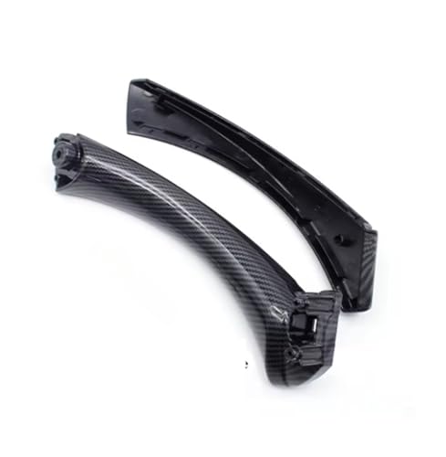 YSFIFHSKFH Türgriff Innen Door Pull Handle Inside Cover Panel Trim Replacement For 3 series E90 E91 E92 316i 318i 320 325 2005-2012 Türinnenverkleidung Türgriff(Carbon Right) von YSFIFHSKFH