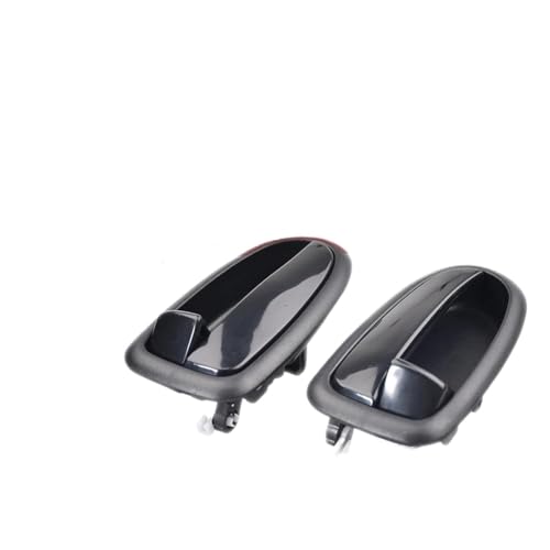 YSFIFHSKFH Türgriff Innen Für Hyundai Für Matrix Für Lavita 2001-2010 Auto Innen Tür Griff OEM:82610-17000 82620-17000 auto Vorne Hinten Links Rechts Türinnenverkleidung Türgriff(Black 2pcs) von YSFIFHSKFH