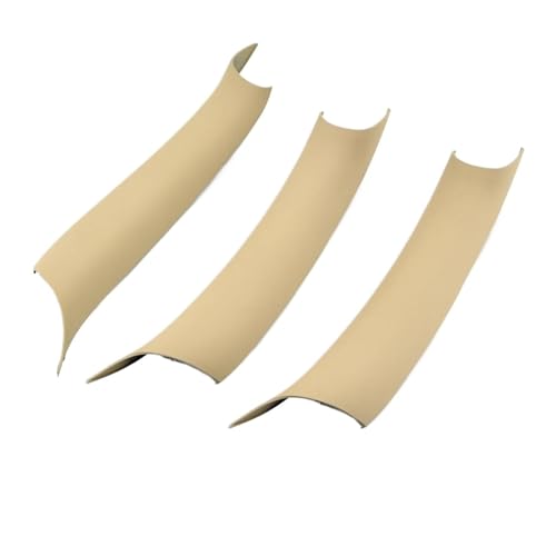 YSFIFHSKFH Türgriff Innen Für X5 X6 F15 F16 2014-2018 Autoinnenraum Kohlefaser Textur Türgriff Schutzabdeckung Verkleidung Türinnenverkleidung Türgriff(Beige) von YSFIFHSKFH