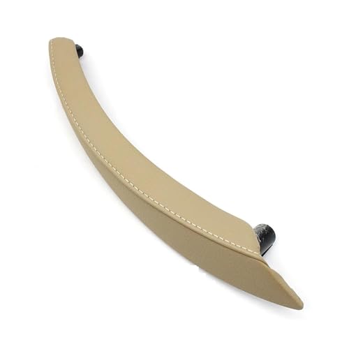 YSFIFHSKFH Türgriff Innen Links Rechts Innen Passagier Tür Pull Griff Leder Äußere Abdeckung Ersatz Für X5 X6 E70 E71 E72 2007-2014 Türinnenverkleidung Türgriff(Beige Right) von YSFIFHSKFH