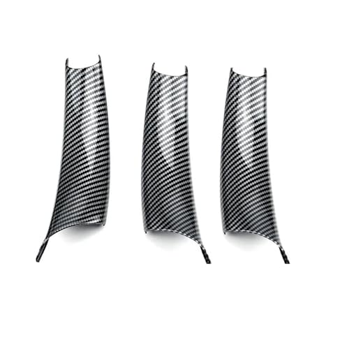YSFIFHSKFH Türgriff Innen Schwarzes Kohlefasermuster 3 Teile/Satz Auto-Innentürgriffabdeckung Für X5 E70 X6 E71 E72 2007–2014 Türinnenverkleidung Türgriff(Carbon RHD 3 Pcs) von YSFIFHSKFH