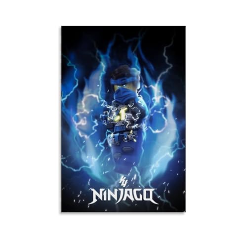 YSHCHEN Ninjago Leinwand-Poster, klassische Cartoon-Anime-Serie, Wandkunst, dekoratives Gemälde, Schlafzimmer, 40 x 60 cm, ungerahmter Stil YSHCHEN Ninjago Leinwand-Poster, klassische Cartoon-Anime-Serie, Wandkunst, dekoratives Gemälde, Schlafzimmer, 40 x 60 cm, ungerahmter Stil von YSHCHEN