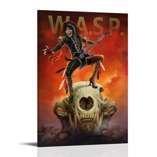 YSHCHEN W.A.S.P Leinwandposter mit beliebten Sängern, Sternen, Wandkunst, dekoratives Gemälde, Poster, 60 x 90 cm, Rahmenstil YSHCHEN W.A.S.P Leinwandposter mit beliebten Sängern, Sternen, Wandkunst, dekoratives Gemälde, Poster, 60 x 90 cm, Rahmenstil von YSHCHEN