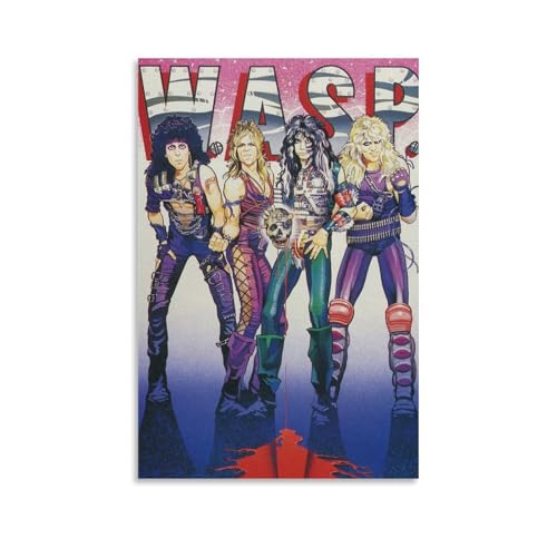 YSHCHEN W.A.S.P Leinwandposter mit beliebten Sängern, Sternen, Wandkunst, dekoratives Gemälde, Poster, 60 x 90 cm, ungerahmter Stil YSHCHEN W.A.S.P Leinwandposter mit beliebten Sängern, Sternen, Wandkunst, dekoratives Gemälde, Poster, 60 x 90 cm, ungerahmter Stil von YSHCHEN