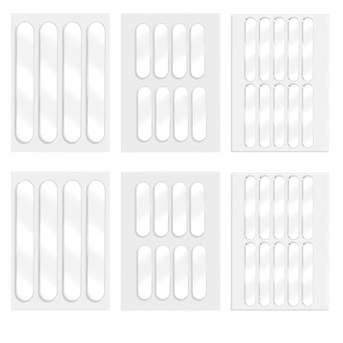 42 Stück Möbelstoßstangen, 3 Größen Silikon Schutzpuffer, Selbstklebende Möbelpuffer, Elastikpuffer, Transparente Stoßstangen-Pads für Möbel, Schubladen, Türenschutz, Toilettendeckel von YSHODGU
