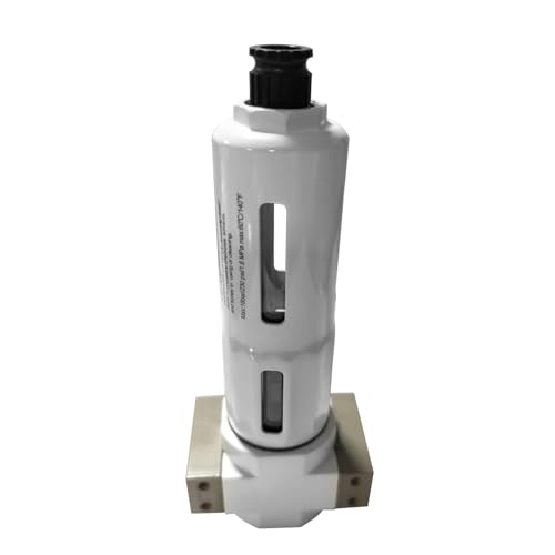 YSIL Druckpartikelfilter, 0,95 cm NPT, 5 Mikrometer, entfernt Feuchtigkeit, Wasserfangfilter mit sichtbarer Schüssel, halbautomatischer Ablauf von YSIL