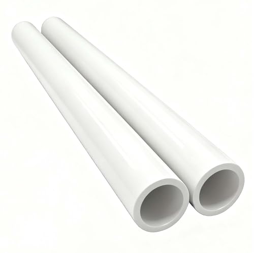 YSIL PVC-Rohr, 3,8 cm, Sch40, Möbelqualität, für Zuhause, Bauernhof, Garten, Werkstatt, Weiß, 2 Stück YSIL PVC-Rohr, 3,8 cm, Sch40, Möbelqualität, für Zuhause, Bauernhof, Garten, Werkstatt, Weiß, 2 Stück von YSIL