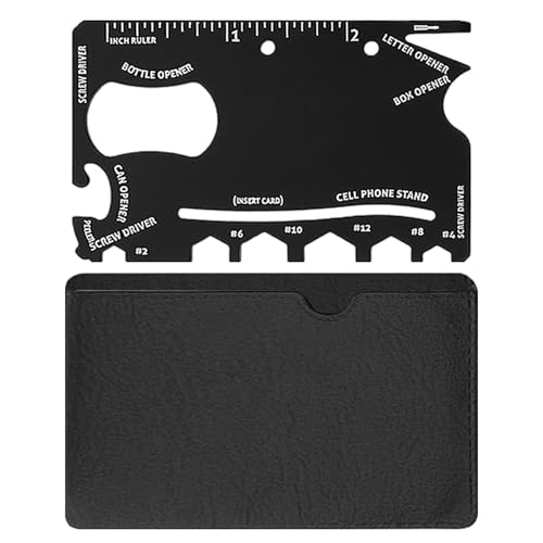 1-Teiliges Multitool, Kartenwerkzeug Aus Edelstahl Mit Eretui, Mini-Schraubenschlüssel, Outdoor-Multitool, Flaschenöffner, Mehrzweck-Taschenwerkzeug 1-Teiliges Multitool, Kartenwerkzeug Aus Edelstahl Mit Eretui, Mini-Schraubenschlüssel, Outdoor-Multitool, Flaschenöffner, Mehrzweck-Taschenwerkzeug von YSJCHEBS