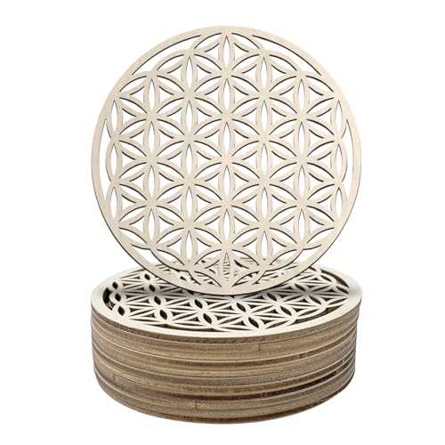 12 Holzuntersetzer, Hohle Retro-Untersetzer, Schützende Desktop-Isolierpads, Einfache Desktop-Untersetzer-Dekoration, Heim-Esstisch-Isolierpads 12 Holzuntersetzer, Hohle Retro-Untersetzer, Schützende Desktop-Isolierpads, Einfache Desktop-Untersetzer-Dekoration, Heim-Esstisch-Isolierpads von YSJCHEBS