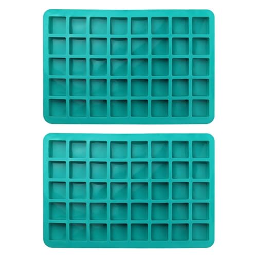 2 Stück Quadratische Formen, Silikon-Backformen, Schokoladenformen, Süßigkeitenformen, Kleine Kuchenformen, Diy-Backzubehör 2 Stück Quadratische Formen, Silikon-Backformen, Schokoladenformen, Süßigkeitenformen, Kleine Kuchenformen, Diy-Backzubehör von YSJCHEBS