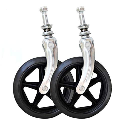 YSJX Ersatzrollen für Rollstuhlräder,Ersatz Vorder Räder,Langlebig Nutzung,Leichtlauf,2 Stück,6inch/150mm,7inch/180mm,8inch/200mm YSJX Ersatzrollen für Rollstuhlräder,Ersatz Vorder Räder,Langlebig Nutzung,Leichtlauf,2 Stück,6inch/150mm,7inch/180mm,8inch/200mm von YSJX