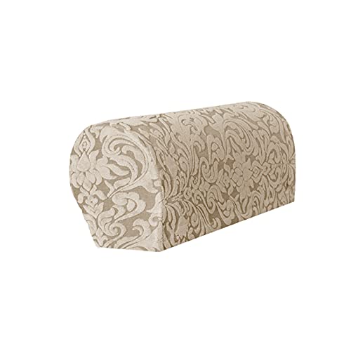 YSLJW Armlehnenbezüge, Jacquard Waschbar Elastische Couch Armlehnenschoner Armlehnenbezug Für Sessel Sofa (A-02) von YSLJW