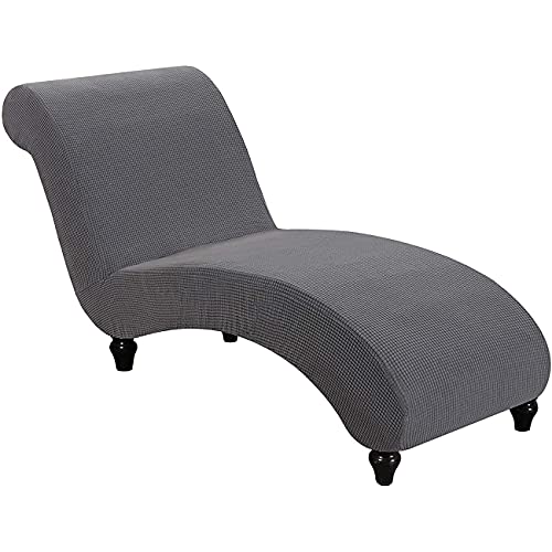 YSLLIOM Chaiselongue Schonbezüge, Liegesessel Stuhlbezug, Relaxliege Deluxe Stuhlbezüge, Schonbezug Stretch rutschfest, Maschinenwaschbar (Grau) von YSLLIOM