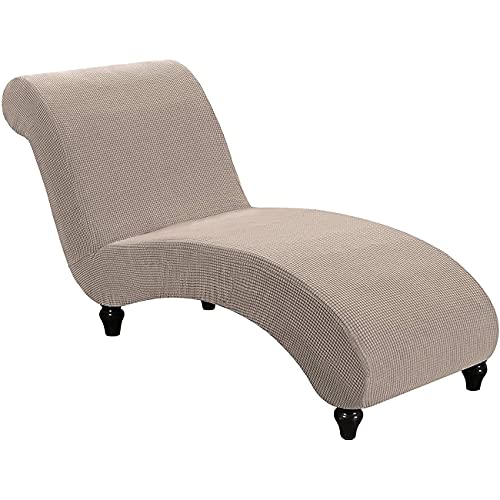 YSLLIOM Chaiselongue Schonbezüge, Liegesessel Stuhlbezug, Relaxliege Deluxe Stuhlbezüge, Schonbezug Stretch rutschfest, Maschinenwaschbar (Sand) von YSLLIOM