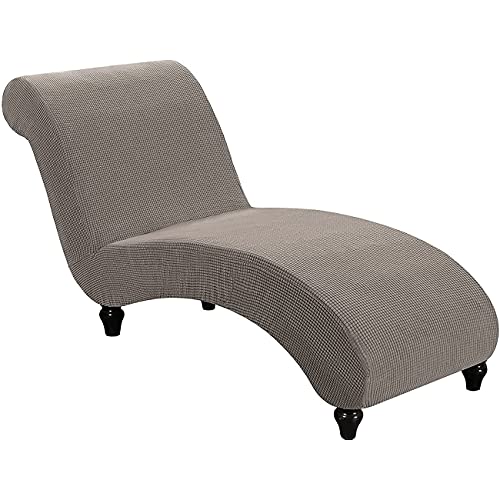 YSLLIOM Chaiselongue Schonbezüge, Liegesessel Stuhlbezug, Relaxliege Deluxe Stuhlbezüge, Schonbezug Stretch rutschfest, Maschinenwaschbar (Taupe) von YSLLIOM