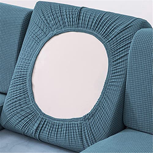 YSLLIOM Sofa Sitzkissenbezug, Stretch Sitzkissenschutz, Elastischer Kissenbezüge, Husse Überzug Bezug Für Sofa Sitzkissen, Couch (1-Sitzer,Blau) von YSLLIOM