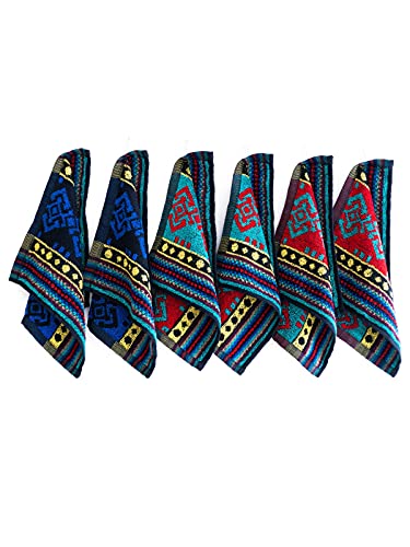 6 STÜCK DUNKLE FROTTEE WASCHLAPPEN, SEIFTUCH, SEIFLAPPEN, WASCHFLECK 25X25CM von YSN Home Collection
